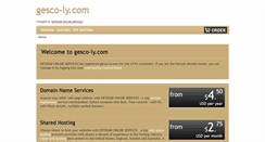 Desktop Screenshot of gesco-ly.com